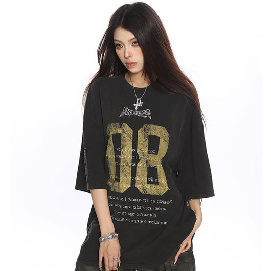 Playera Retro Americana Estampada para Mujer - Image 4
