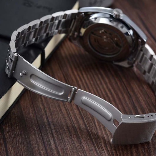 Reloj Automático Tourbillon para Hombre con Fase Lunar y Acero Inoxidable - Image 3