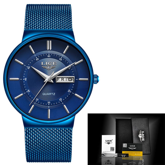 Reloj para hombre con malla metálica - Image 25