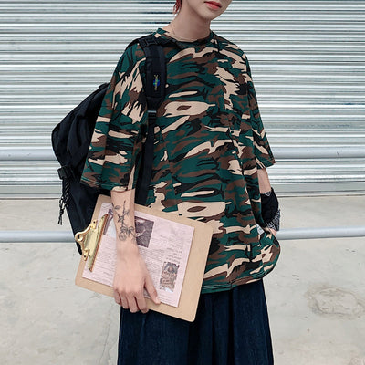 Playera Camuflaje de Manga Corta para Hombre - Estilo Verano - Image 9