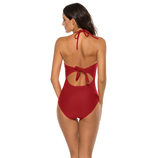 Traje de Baño Enterizo con Detalle de Malla - Image 10
