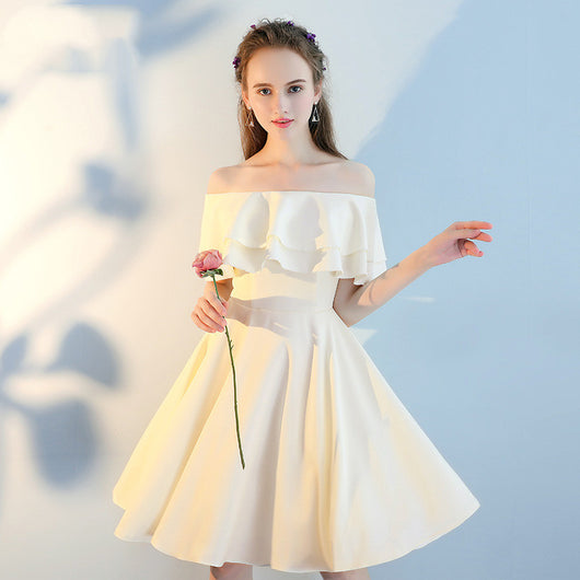 Vestido Corto para Damas de Honor en Rosa - Image 27