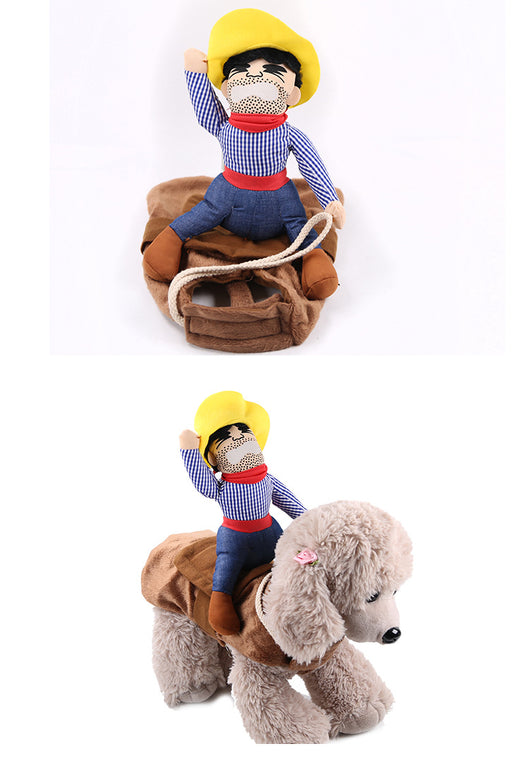 Disfraces Navideños para Mascotas y Jinetes - Trajes Divertidos de Papá Noel - Image 4