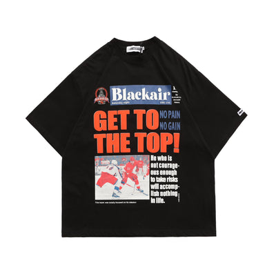 Playera de Hockey Guochao con Estampado de Letras - Image 6