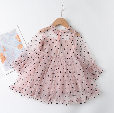 Vestido de Malla Manga Larga para Niñas - Colección Otoño - Image 13