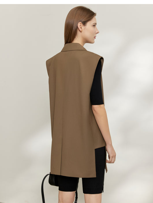 Chaleco Blazer Mujer Estilo Occidental con Hombros Anchos - Image 10