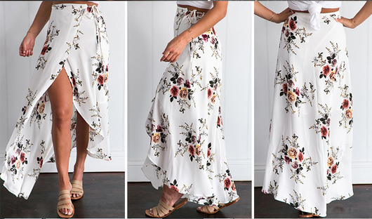 Falda Irregular con Cordones - Image 2