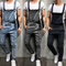Enterizo Denim Sling con Rotos Desgarrados