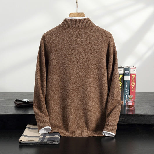 Abrigo de Cuello Alto en Cashmere para Hombre - Otoño e Invierno - Image 2
