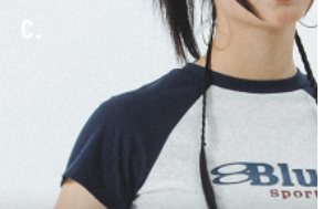 Blusa Retro Raglan Bicolor Escote Ombligo - Image 14