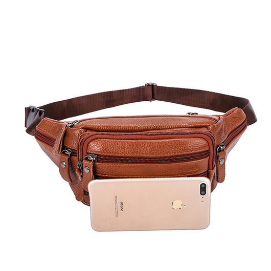 Bolsa Messenger de Cuero para Hombre - Cinturón y Bolsa 2 en 1 - Image 5