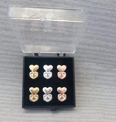 Aretes de Cobre Corazones Unidos - Diseño Moderno y Elegante - Image 3