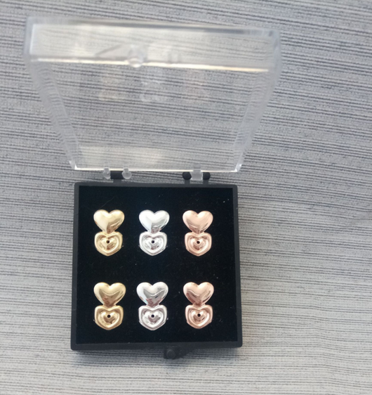 Aretes de Cobre Corazones Unidos - Diseño Moderno y Elegante - Image 3