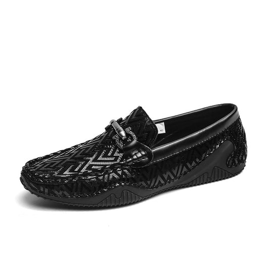 Zapatos de Cuero para Hombre con Patrón Exclusivo y Suela Suave - Image 9