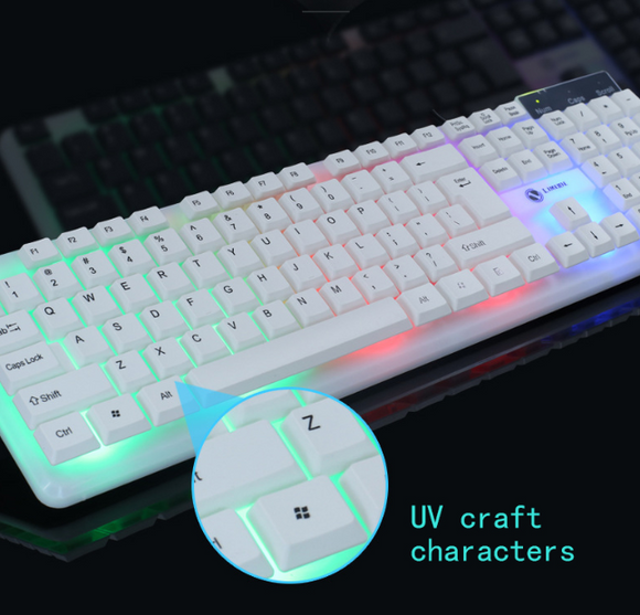 Combo Teclado y Ratón Alámbrico Profesional