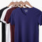 Camisa Básica de Manga Corta en Color Sólido