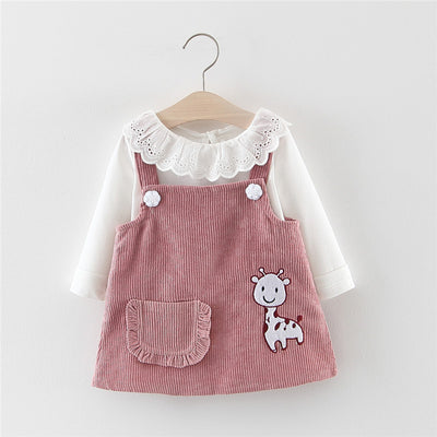 Conjunto de 2 Piezas: Vestido Elegante para Niña - Image 5