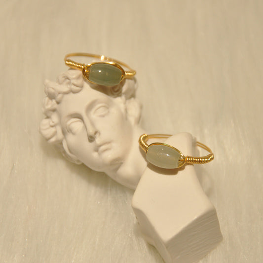 Anillo de Jade Natural
