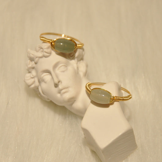 Anillo de Jade Natural
