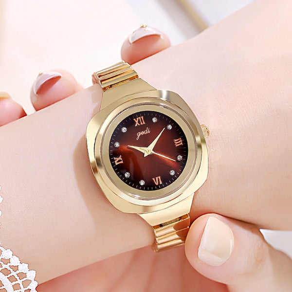 Reloj Pulsera Cuadrado Impermeable Estilo Clásico