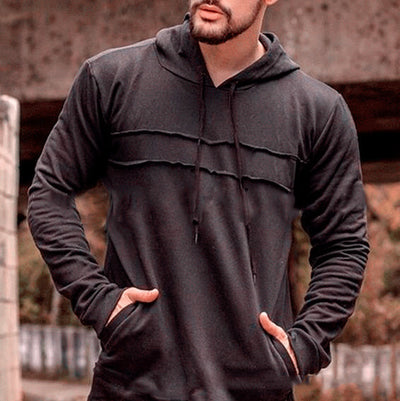 Sudadera con Capucha de Manga Larga y Ribetes en Contraste - Image 11