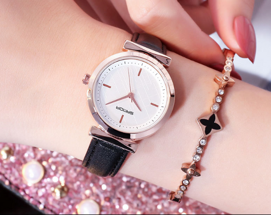 Reloj para Niña Estilo Retro Coreano con Escala de Tendencias, Resistente al Agua y Movimiento de Cuarzo - Image 24