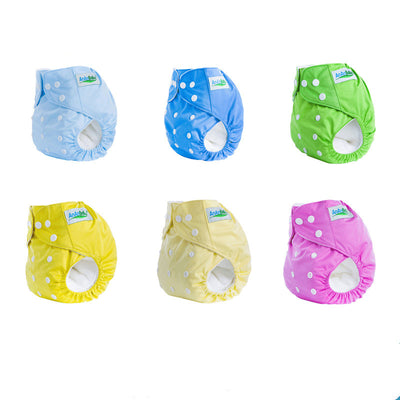 Pants Pañal Impermeable de Color Liso para Bebé
