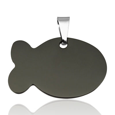 Placa de Identificación para Mascotas en Acero Inoxidable Titanio - Image 65
