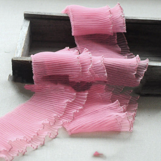 Cinta de Encaje Plisado 10CM - Accesorios de Moda Versátiles - Image 3