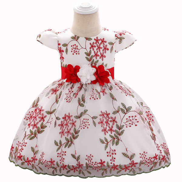 Vestido Elegante Infantil para Fiestas, Cumpleaños y Bodas