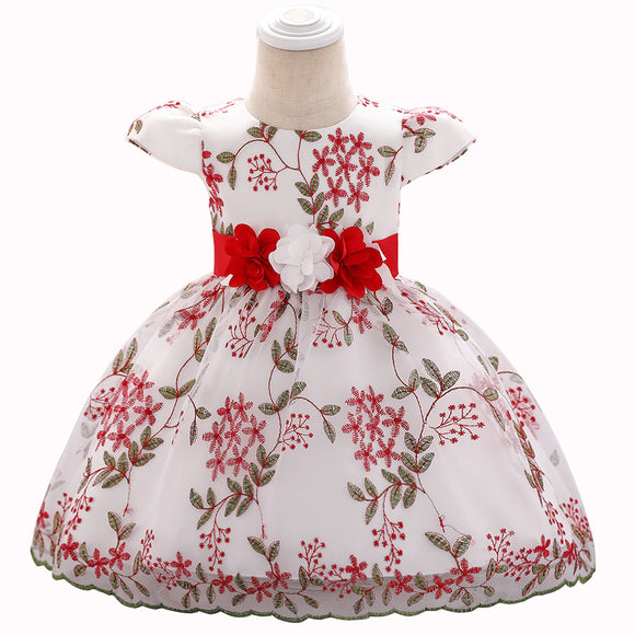 Vestido Elegante Infantil para Fiestas, Cumpleaños y Bodas