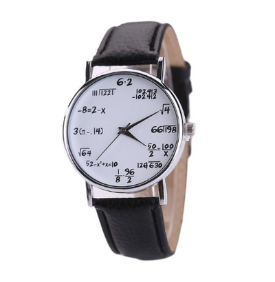 Reloj de Cuarzo Educativo con Símbolos de Suma y Resta para Estudiantes - Image 5