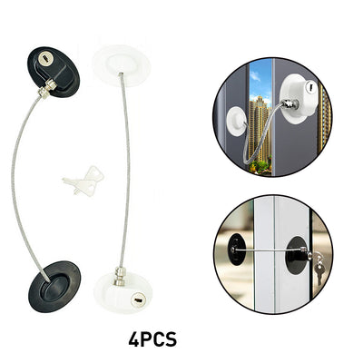 Cerradura de Seguridad para Ventanas con Cadena - Protector Multifuncional para Bebés y Hogar - Image 6