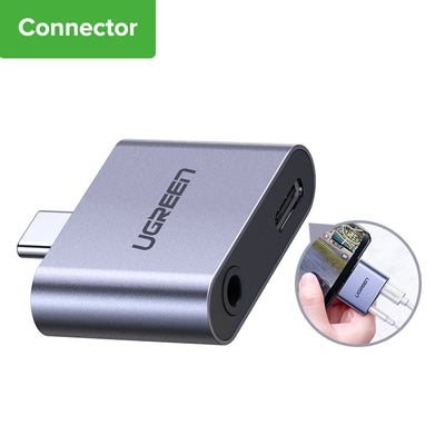 Adaptador 2 en 1 USB-C a 3.5mm para Audífonos y Carga Simultánea - Image 12
