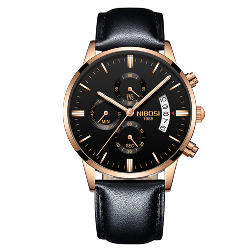 Reloj Cronógrafo Deportivo de Acero Inoxidable Dorado para Hombre - Image 14