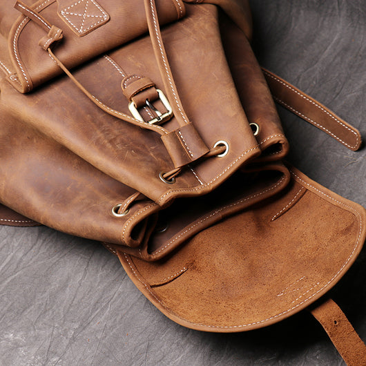 Mochila de Cuero Crazy Horse para Mujer - Image 31