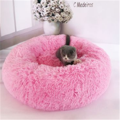 Cama Térmica Redonda de Felpa para Gatos - Invierno y Otoño - Image 5