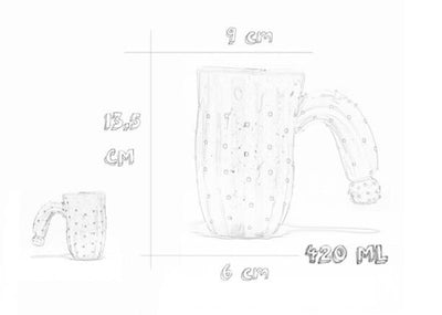 Taza de Cerámica Cactus - Diseño Creativo para Café y Regalos - Image 2