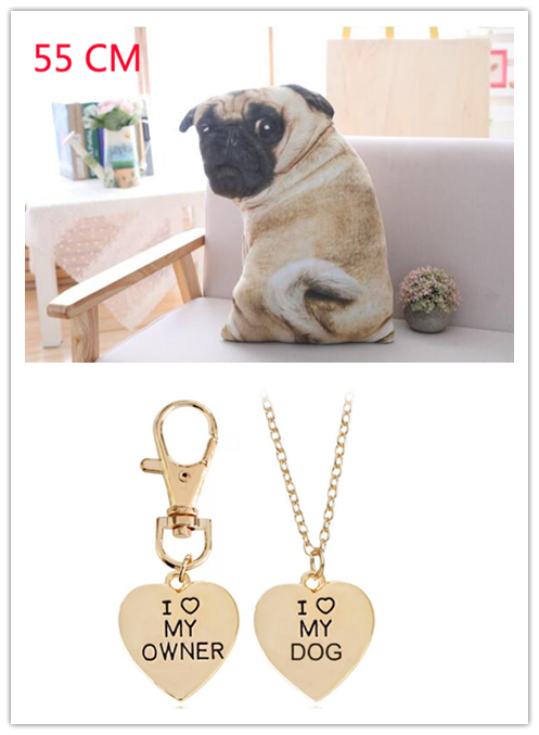 Almohada Peluche Bulldog 3D Realista - Muñeco Pug Acostado para Sofá y Descanso - Image 7