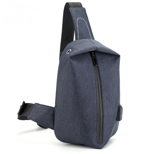 Bolsa Bandolera Impermeable para Hombre con Carga USB - Image 3