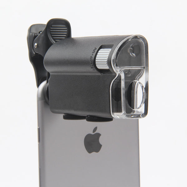 Microscopio para Celular 60X/100X - Lente Portátil de Aumento
