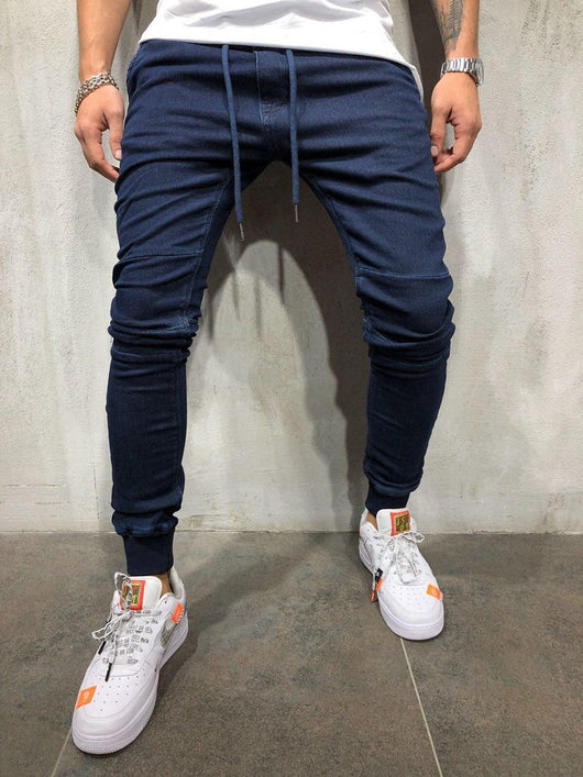 Pantalones Deportivos Casual en Denim - Image 13