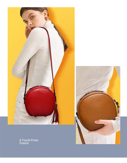 Bolso de Cuero Suave para Mujer con Correa Diagonal - Image 12