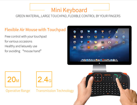 Mini Teclado Inalámbrico Bygoad con Touchpad Integrado - Image 13