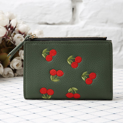 Monedero de Tela con Bordado de Cerezas - Image 15