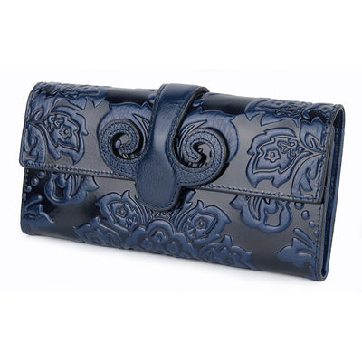 Billetera Larga para Mujer en Cuero Engrasado Premium - Image 9