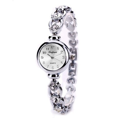 Reloj Elegante para Mujer con Pulsera de Aleación y Perlas - Image 9