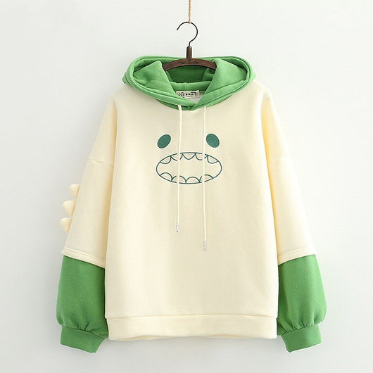 Sudadera con Capucha Color Block y Forro Polar Cálido - Image 11
