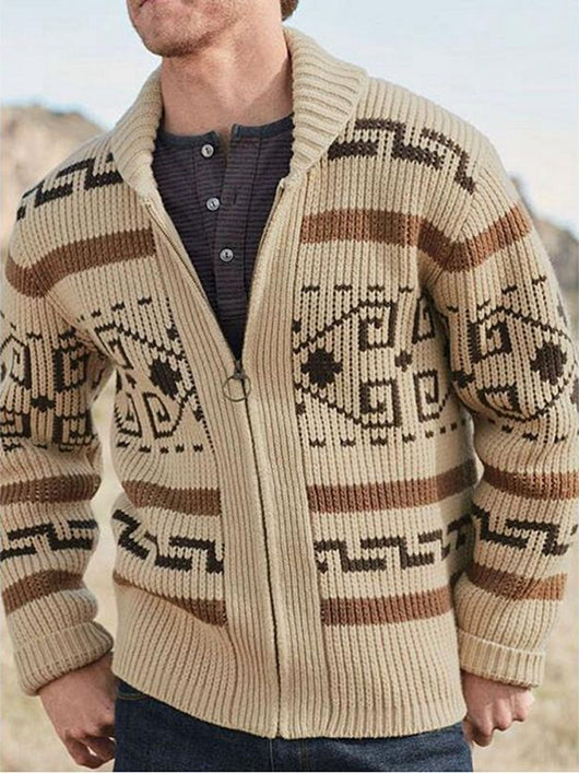 Cardigan Casual con Solapa para Hombre - Estilo Joven Versátil - Image 8