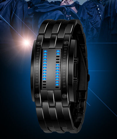 Reloj LED Binario Doble Fila para Parejas - Estilo Retro Unisex - Image 2